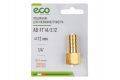 Соединение внутр. резьба 1/4" х елочка 12 мм (латунь) ECO (AB-FT14/E12)