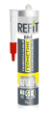 Герметик силиконовый белый 260мл универсальный REFIT 310гр