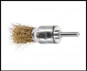 Щетка для дрели 17мм, чашка пушистая со шпилькой MaxiTool