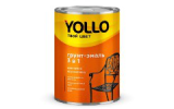 Грунт-эмаль коричневая 0,9кг, 3 в 1, по ржавч, алкид, Yollo