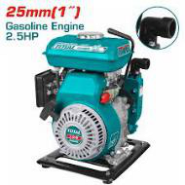 Мотопомпа 2,5л.с., 4-х такт., 550л/мин, чистая вода бензиновая 25 мм, 1 дюйм TOTAL TP3101