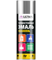 Эмаль термостойкая серебристая 520мл аэрозольная ULTIMA (1 уп - 12 шт.)