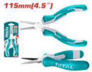 Длинногубцы комбинированные 115мм, мини 4,5/ TOTAL THTMN756 (12) (120) (тонкогубцы)