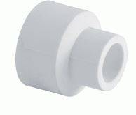 Муфта переходная ПП 50х40мм, внутр/наруж, белая Valfex