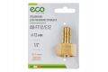 Соединение внутр. резьба 1/2" х елочка 12 мм (латунь) ECO (AB-FT12/E12)