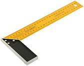 Угольник столярный, металл 300 мм (Hobbi)