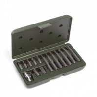 Набор вставок TORX 3/8" (Т20,Т25,Т30,Т40,Т45,Т50,Т55) длина 30 мм и 75 мм, 15 предметов Дело техники ДТ
