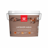 Лак колеруемый ЕВРО LACQUER AQUA мат. 9л ТИККУРИЛА