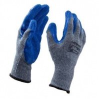 Перчатки "торро" рабочие х/б рельефный латексный облив