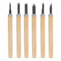 Набор резцов по дереву 6шт деревянные рукоятки// Sparta