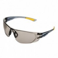 Очки защитные дымчатые, узкие, откр.типа, поликарбонатные, Denzel