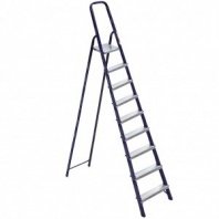 Лестница стремянка 9 ст, сталь, 1 секция, 1.87 м, 150 кг, Alumet, М8409
