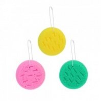 Мочалка-спонж, 13,5х5см, 3 цвета