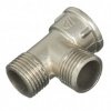 Тройник 1/2", Ду15, Г-Ш-Ш, никель, STI