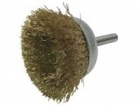 Корщетка д/дрели волнистая "Чашка", 75 мм