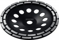 Чашка алмазная 180мм зачистная двухрядная (33381-180) Double STAYER