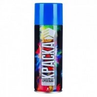 Эмаль синяя полуглянцевая 400мл акриловая, ЕРМАК