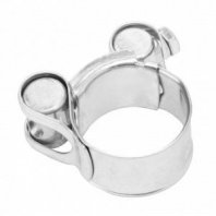 Хомут шарнирный силовой 26-28 мм, ширина 18 мм, 2шт, металл., W1// Сибртех