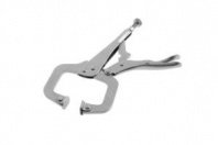 Зажим ручной 150мм точечный захват, подвижные губки, с фиксатором ТУНДРА