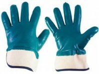 Краги пятипалые с полным нитриловым покрытием, (шт.)