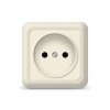 Розетка 1 гнездо О/У, с/з, слоновая кость, 16А, Б-О0028(G-BO0028) ОЛИМП