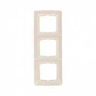 Рамка 3 места, горизонтальная, бежевая DEA KRANZ
