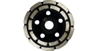 Чашка алмазная 125мм зачистная двухрядная сегментная РОСОМАХА