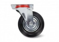 Колесо поворотное 125мм, резина (N) (SC 55)