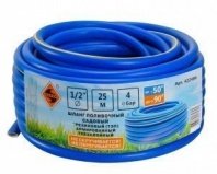 Шланг полив. 3-х слойный 1/2 25м армир., Энкор Soft touch ТЭП (1/104)