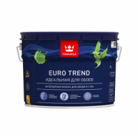 Краска для обоев и стен EURO TREND А мат 9л ТИККУРИЛА