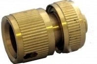 Соединитель латунный быстросъемный 1/2" аквастоп (GS6404)