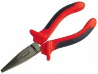 Длинногубцы 160мм, Тонконосы, никелиров. покрытие, сталь С55,