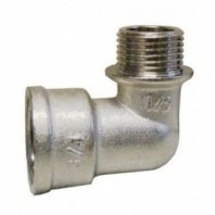 Уголок 1/2"х3/4" (15х20мм), Ш-Г (р/м), никель, STI