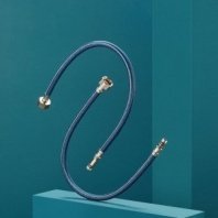 Подводка для смесителя 0,5м 1/2", М10, пара, нейлон, РМС