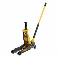 Домкрат гидравлический подкатной 3т, h подъема 98-770мм, быстрый подъем, низ, подхват, проф, Denzel