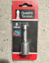 Ключ-насадка магнитная (кровельная бита)  8х48мм 1 шт/карта "Quadro Torsion" И