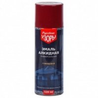 Эмаль вишневая глянцевая 520мл алкидная, Русские узоры