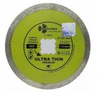 Алмазный диск сплошной 125x22х1,2мм, тонкий, высота алмаз. слоя 8мм, hot press Hole Trio Diamond