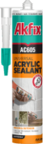 Akfix AC605 Акриловый герметик 310 мл. Белый