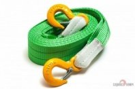 Трос буксировочный 8т, 5м, с крюками, супер усиленный СЕРВИС КЛЮЧ