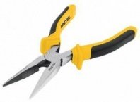 Длинногубцы 200мм, 2К рукоятки, Pretul