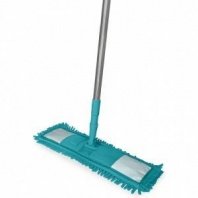 Швабра с насадкой Лапша, телескоп.ручка 120см, (аквамарин) ЕвроМоп  "Шениль"