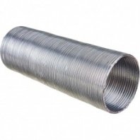 Воздуховод вентиляционный алюминий гофрированный 100мм, 3м, ERA, 10ВА
