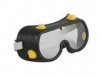 Очки защитные черный корпус, желтые клапаны, закрытый тип, непрямая вентиляция