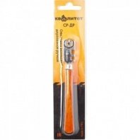 Стеклорез 6-роликовый деревянная рукоятка Квалитет СР-ДР