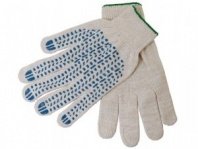 Перчатки х/б 10 класс протектор белые 5 нитей