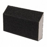 Губка абразивная шлифовальная 125х75х25мм, P60 трапеция, средняя жесткость Сибртех