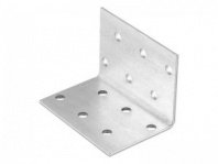 Крепежный уголок равносторонний 60x60x60 2,0мм, KUR (шт.)