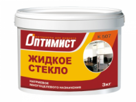 Жидкое стекло 3кг натриевое Оптимист