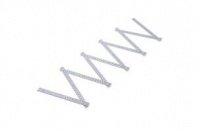 Метр складной 2000мм пластиковый LOM 